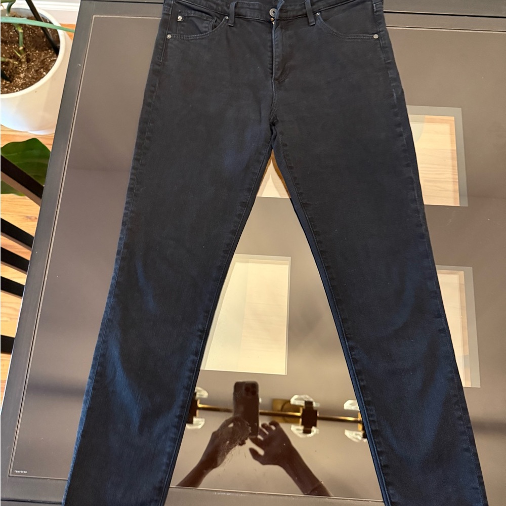 AG Adriano Goldschmied Dark Blue Legging Ankle Jeans